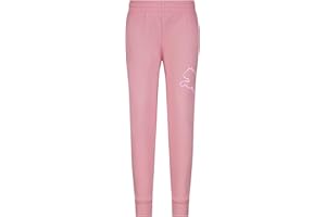 PUMA Girls Core Logo Jogger, Fleece Lined, Elastic Waistband, Pull on PantSweatpants
