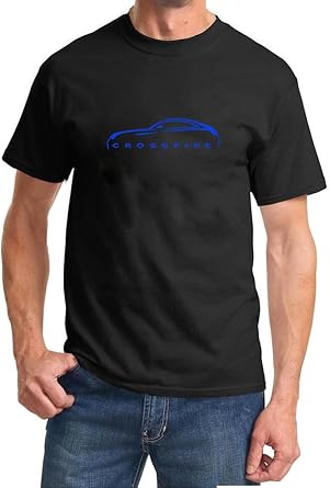 Chrysler Crossfire Classic Color Blue Design Black Tshirt Amazon Com
