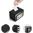 MLJ 0.45 Cu.ft small safe box with key,small mini money box with coin hole,hidden digital home safe,small coin safes for home with code suitable for home,office or company(Coin Slot)