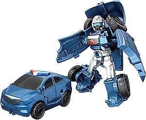 Toddler Transforming Robot Construction Vehicles Collectible Set – Transforming Robots for Kids Pull Back Toys with Durable Connectors – Easy DIY Assembly Function Educational STEM Toys (TC#104)