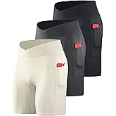 NELEUS Men's Compression Short with Pocket Dry Fit Yoga Running Shorts Pack of 3