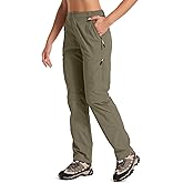 Women's Hiking Pants Convertible Quick Dry Stretch Lightweight Zip-Off Outdoor Fishing Travel Safari Pants