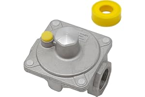 Aynaxcol Natural Gas Pressure Regulator with 3/4" FNPT Thread 4"-10" WC Outlet Pressure 1/2 PSIG Inlet Pressure for Range Gri