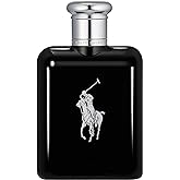 RALPH LAUREN FRAGRANCES - Polo Black - Eau de Toilette - Men's Cologne - Woody & Fresh - With Patchouli, Sandalwood, and Mandarin - Medium Intensity