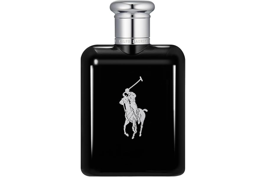 RALPH LAUREN FRAGRANCES – Polo Black – Eau de Toilette – Men’s Cologne – Woody & Fresh – With Patchouli, Sandalwood, and Mandarin – Medium Intensity