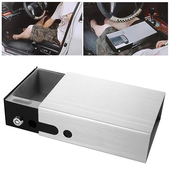 Swteeys Autotresor Mini Safe Zahlenschloss, Mit Sicherungskabel?für Reise & Auto