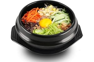 Korean DOLSOT Bowl Big Sized Earthenware Stone Pot Bibimbap Cooking + Trivet Set Rice Bowl - 16