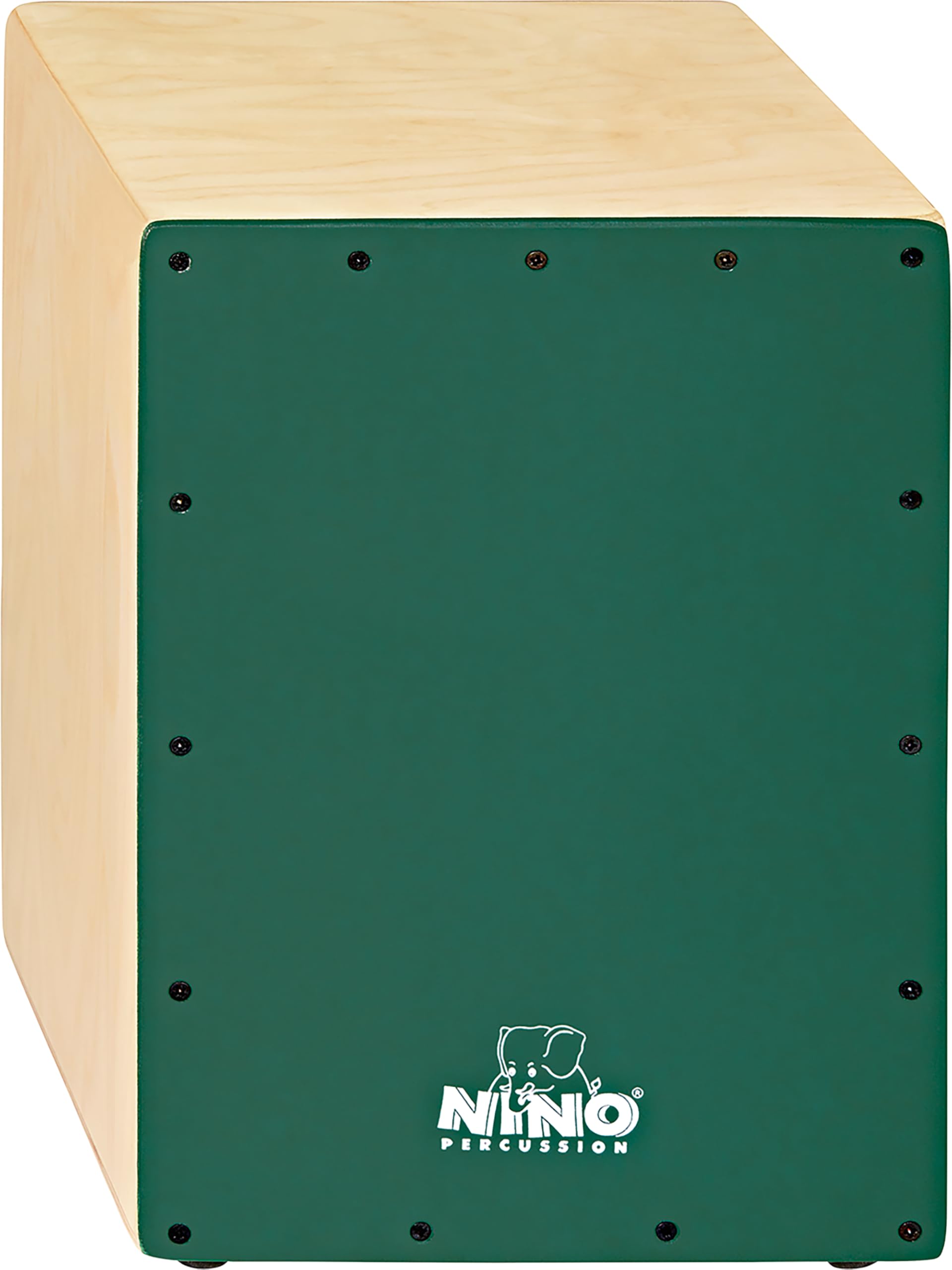 Nino Percussion Chalkboard Cajon Kit - Drum Box for Children from 5 Years for DIY Building - Musical Instrument - Playing Surface Green (NINO951DG-MYO)