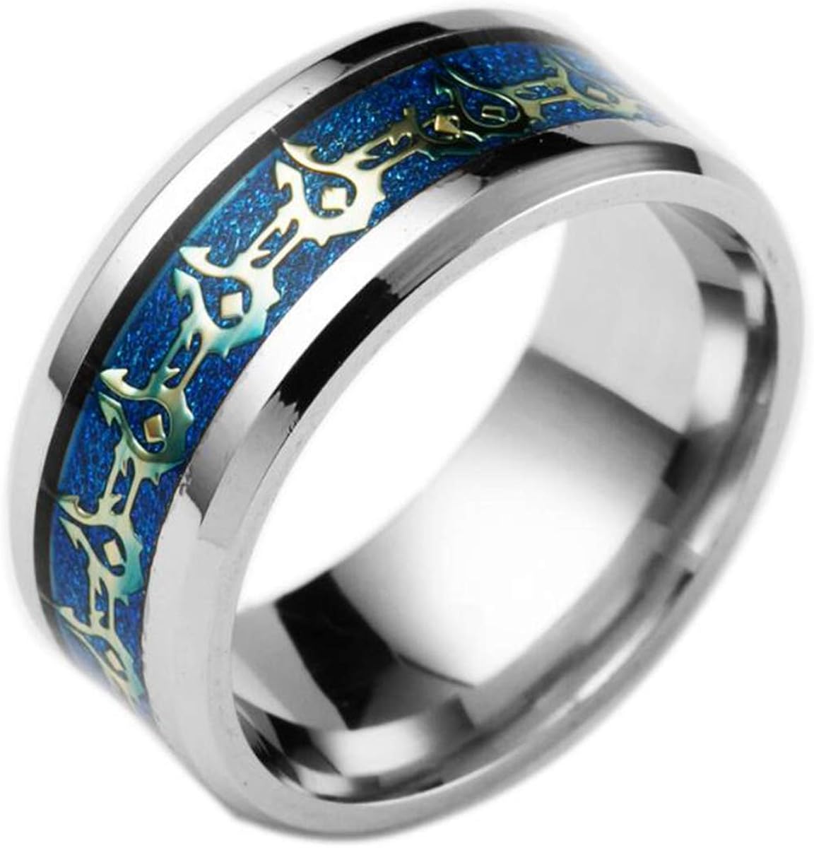 Malidou Stainless Steel World of Warcraft Horde Logo Ring with Jewelry