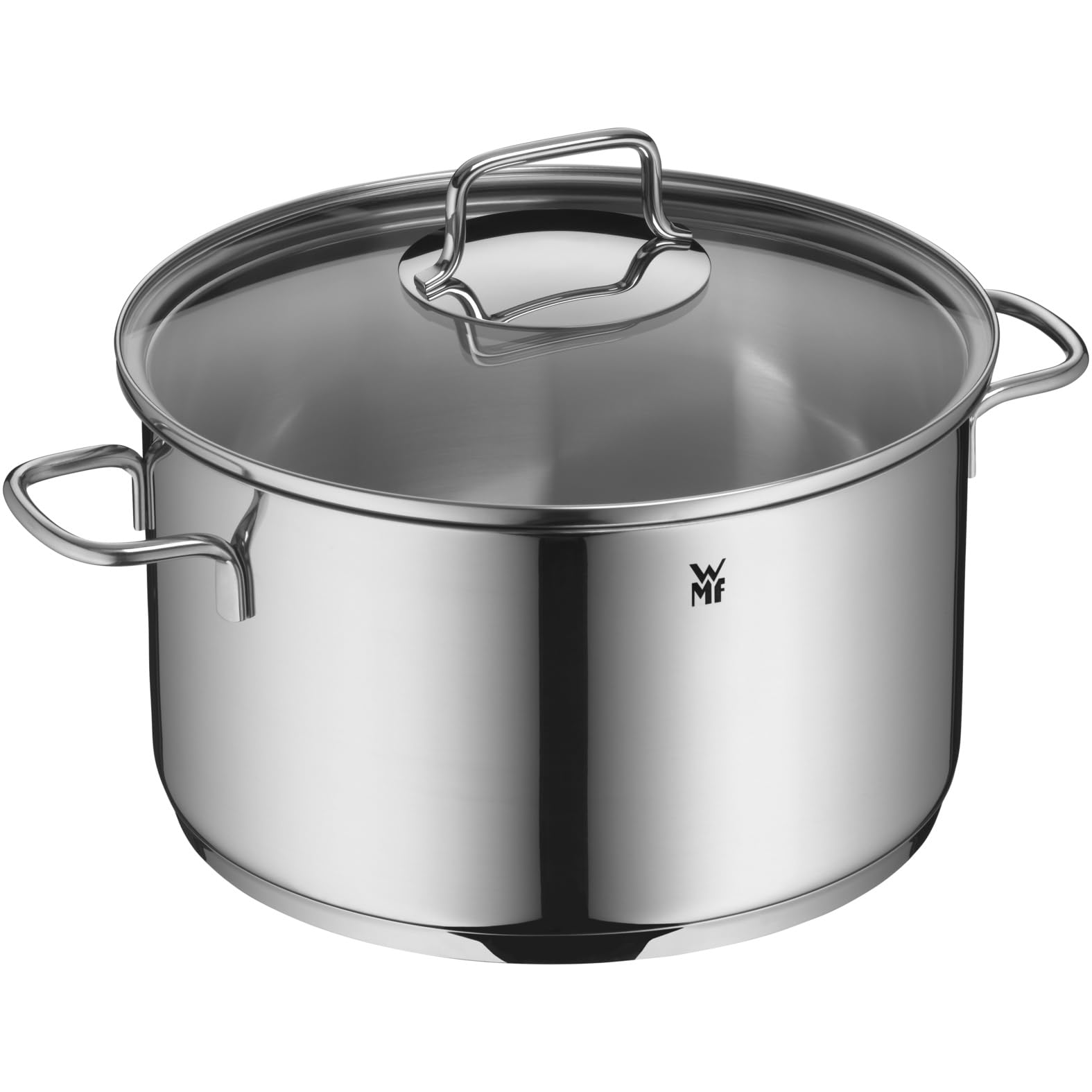 WMF Astoria Vorteils Topfset Induktion 5-teilig, Kochtopf Set mit Glasdeckel, Cromargan Edelstahl poliert, Induktions Töpfe Set unbeschichtet 7