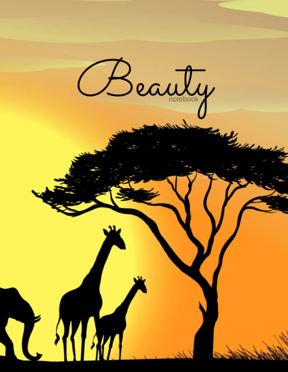 Notebook 180 lined pages 8.5 x 11: Beauty Notebook Cover is a perfect for students, office works, and daily writing and journaling.
