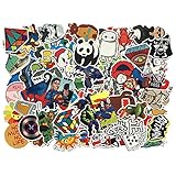 Car Stickers [104 pcs] , SHENGDELONG Laptop Stickers Waterproof Vinyl Stickers 3D Stereo Feeling Motorcycle Bicycle Luggage Decal Graffiti Patches Skateboard Stickers for Laptop -Random Sticker Pack