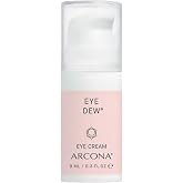 ARCONA Eye Dew - Shea Butter, Hyaluronic Acid + Liquid Crystals Fill In Lines + Wrinkles, Hydrates, Protects .3 oz. Made In The USA