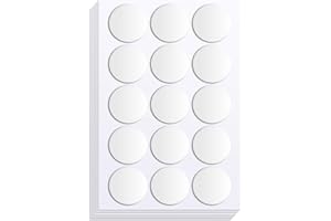 SMOTECQ Double Sided Round Dot Stickers Removable Clear Glue Point No Trace Sticky Putty Waterproof Small Stickers for Festival Decoration，Craft DIY Art Office Supply and More (150, 30mm)
