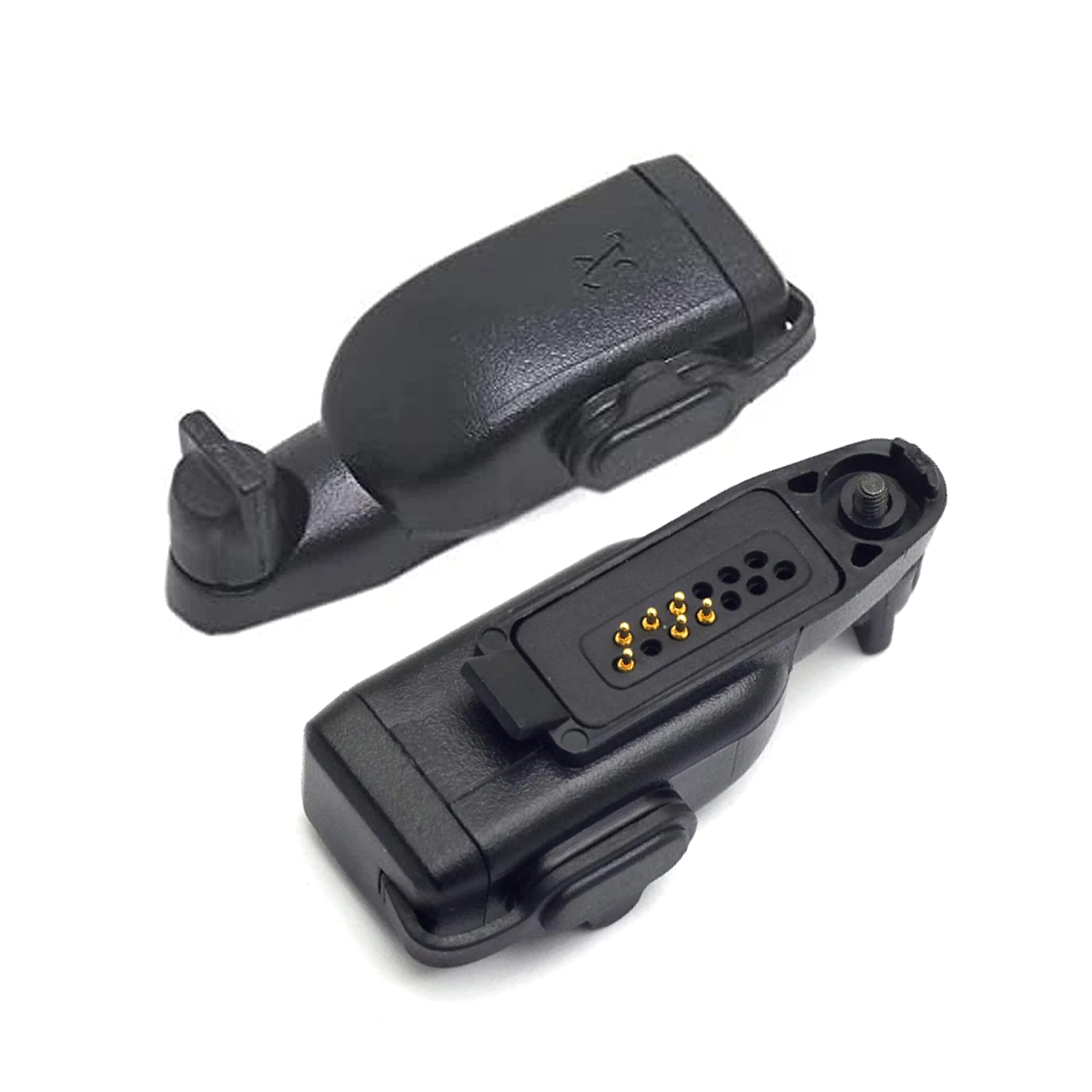 Earpiece Headset Adaptor Connecter Block Compatible with Motorola Radio GP328plus GP338plus GP344 EX500 EX560 EX560XLS EX600 EX600XLS GL2000 GP388 GP688 Walkie Talkie 2-pin to Multi-pin