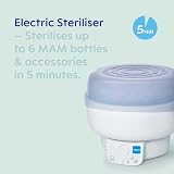 MAM Electric Steriliser & Express Warmer 6 Functions + 160ml Anti-Colic Bottle view 3