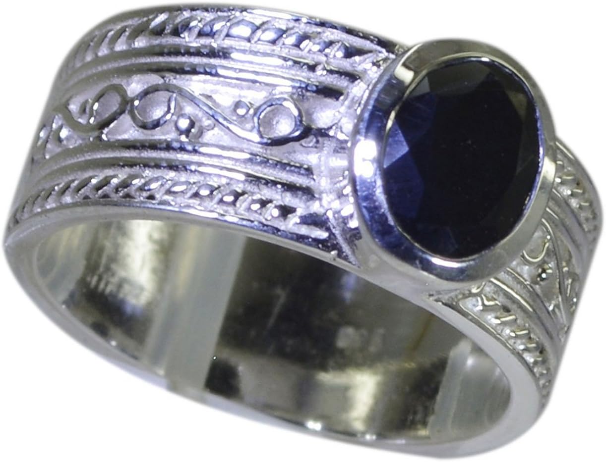 Amazon Com Jewelryonclick Natural Black Onyx Statement Rings For Women Oval Cut Astrology Size In 5 6 7 8 9 10 11 12 Jewelry