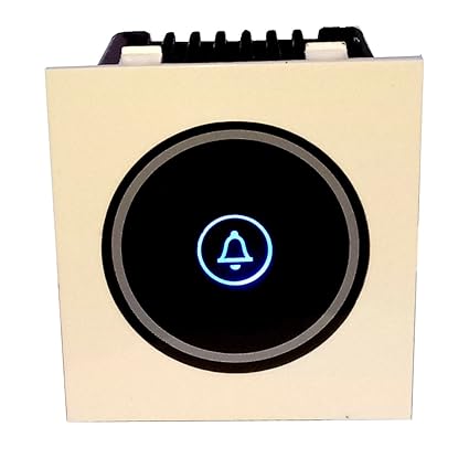 SiSAH Plastic Touch Contolled Modular Door Bell Switch