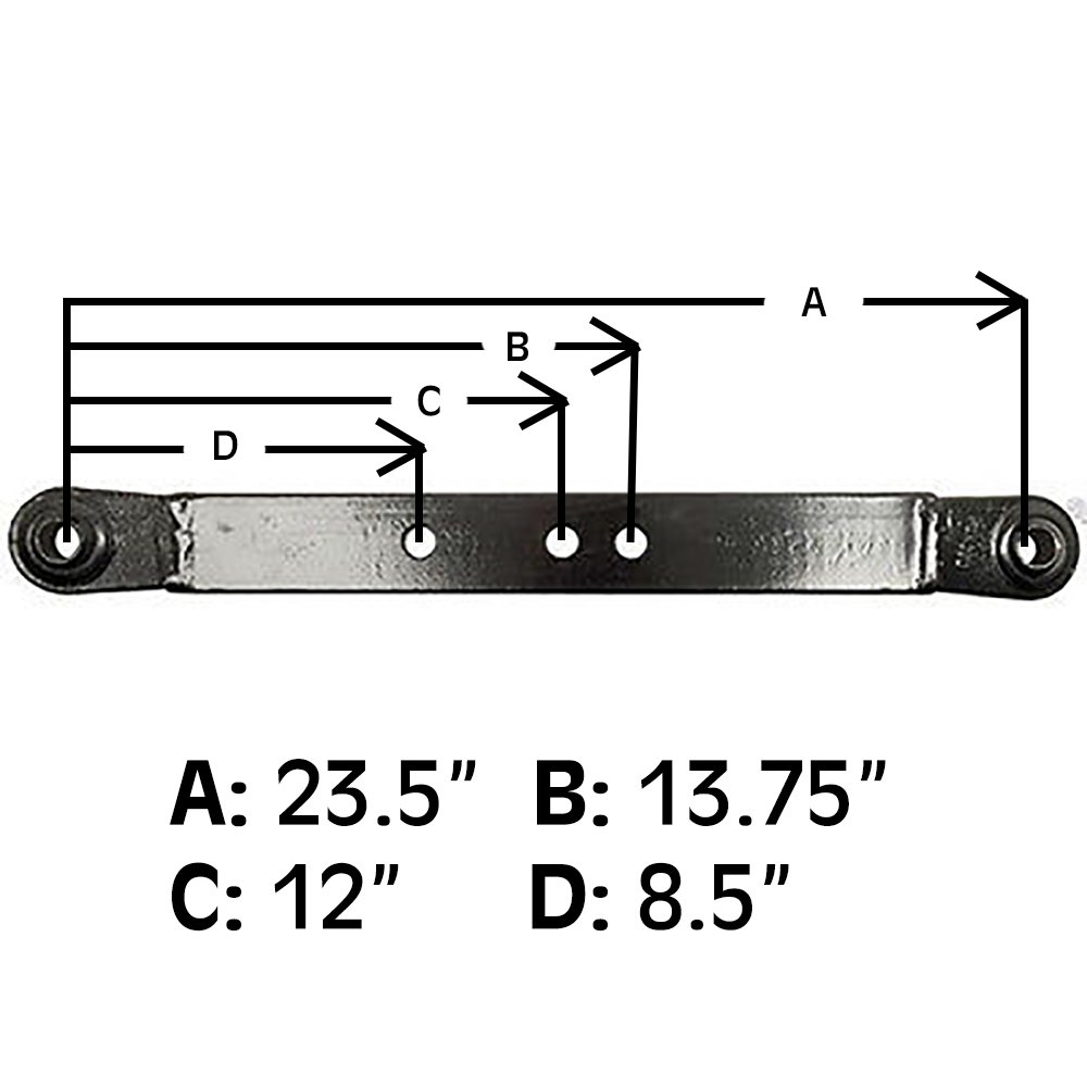 3 Point Hitch Dimensions Diagram