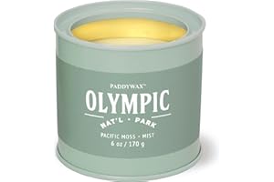 Paddywax National Parks Artisan Soy Wax Scented Candle Made in The USA, 6-Ounce Tin, Olympics