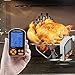 Victagen Digital Instant Reading Food Thermometer Electronic Thermometer Cooking Meat Thermometer with Large LCD Screen,Dual Stainless Steel Probe,Built-in Clock Timer (White)