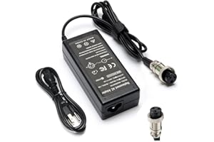Janboo 24V Scooter Battery Charger Compatible for Razor E100 E200 E200S E175 E300 E300S E125 E150 E500 PR200 E225S E325S MX350 MX400 Dirt Bike, Dirt Rocket, Pocket Mod, Sports Mod Power Supply Cord
