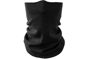 Villand 100% Merino Wool Neck Gaiter for Men and Women, Double Layer Seamless Neck Warmer for Winter Sports with Gift Box