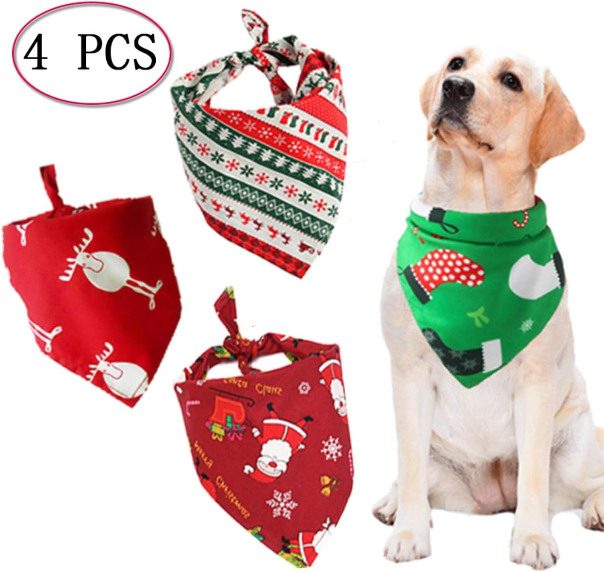 christmas handkerchiefs for dogs