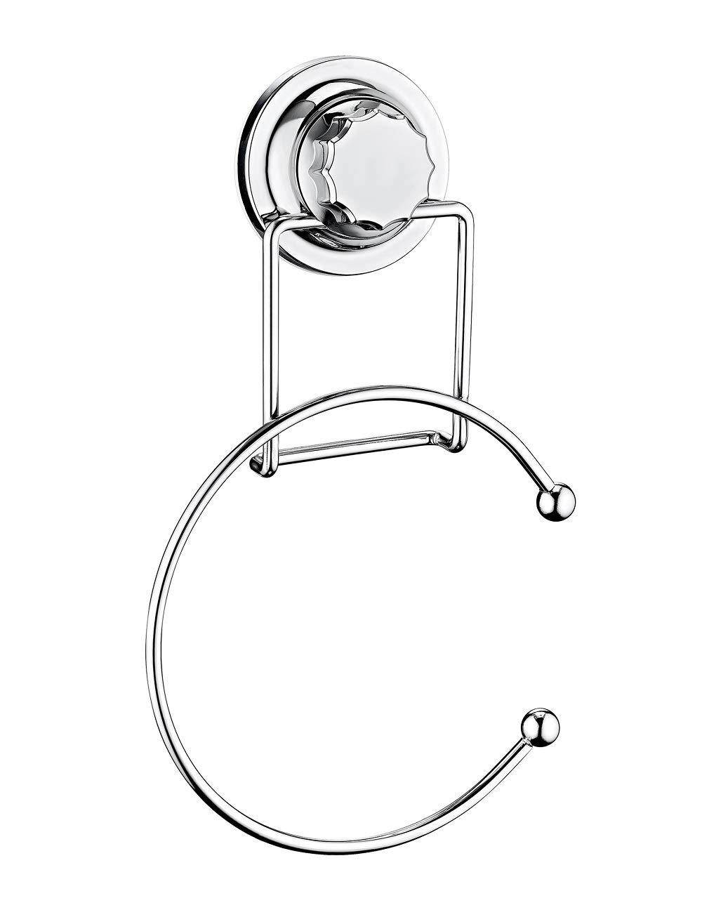 Vacuum Suction Cup Towel Ring for Bathroom & Kitchen Storage, Dish Towel Ring Hanger No Tools Required