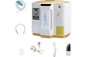 funhaw Oxygen Concentrator Machine Accessories, Oxygen Tubing, with Remote Control, Low Noise, Complete Accessories, Generator