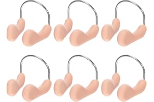 Sosoport 6pcs Swimming Nose Clips Waterproof Swimming Nose Clips Nose Protector for Swimming