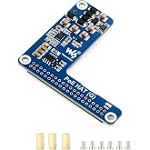 Waveshare Power Over Ethernet POE HAT for Raspberry Pi 5, IEEE 802.3af/at-Compliant, 5V 5A Output, Compatible with Raspberry Pi 5 Official Case