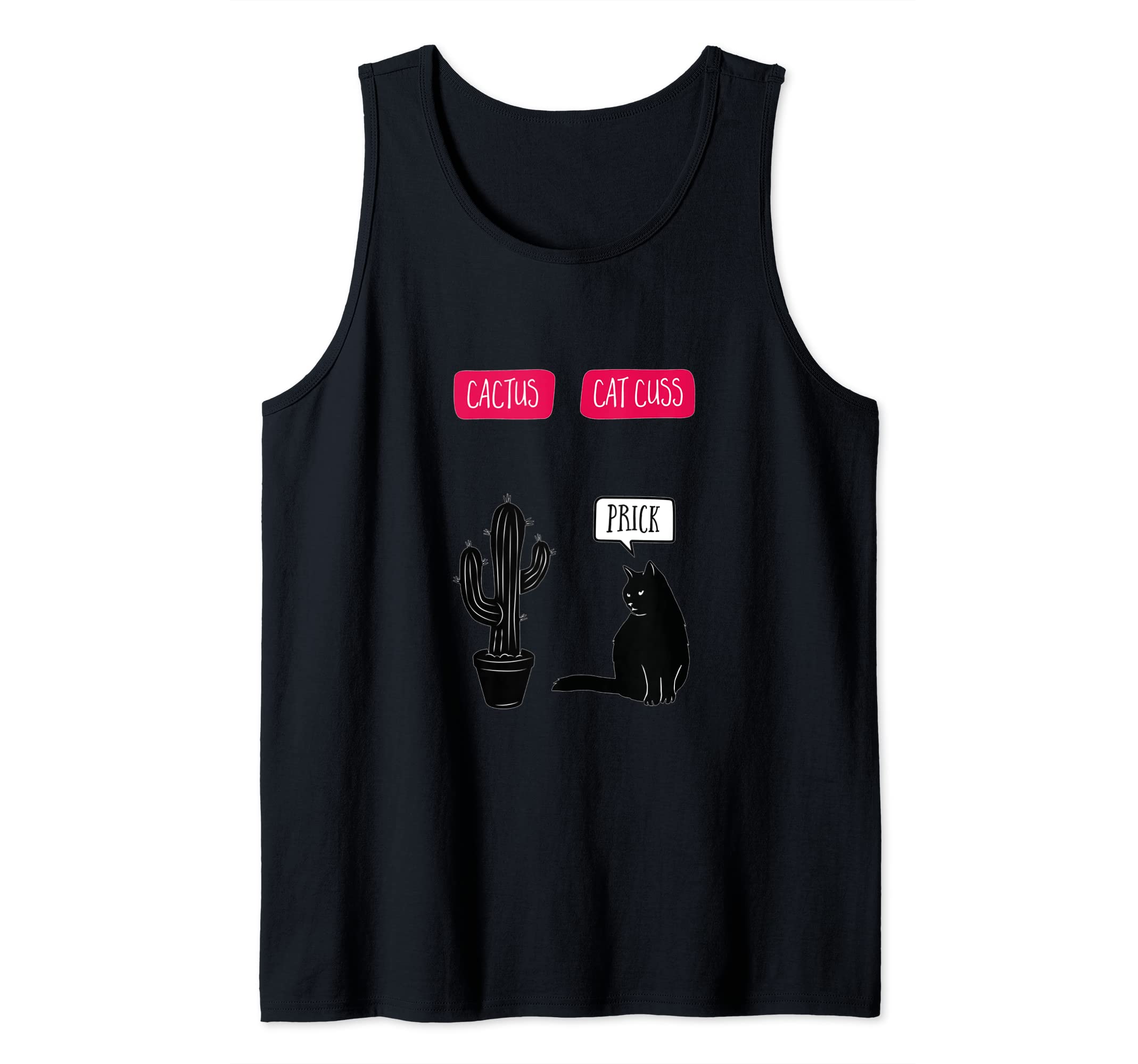 Cactus Cat Cuss Prick Tank Top