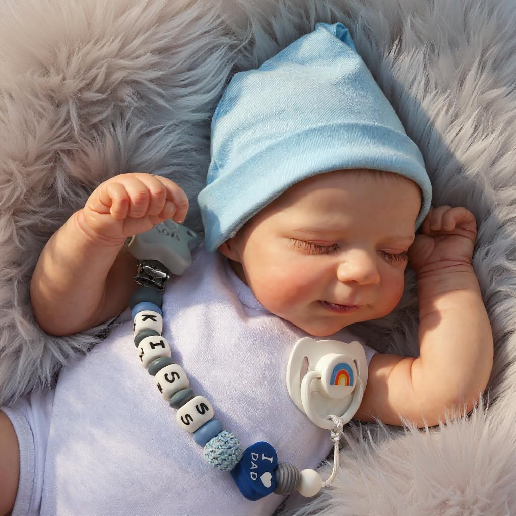 Photo 1 of CHAREX Realistic Reborn Baby Dolls Boy - 18 Inch Newborn Sleeping Baby Dolls, Lifelike Reborn Baby Dolls with Weighted Soft Cloth Body Birthday Gift Toy for Age 3+