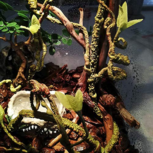 Sockeroos Jungle Vines Flexible Pet Habitat Decor, Perfect for Chameleons Snakes Lizards