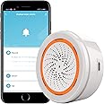 Zigbee Smart Siren Alarm: Wireless Home Security Alarm, Burglar Alarm Sound Light Alarm with 100dB Sounder, Tuya App Control, Tuya Zigbee Hub Required, Compatible with Alexa, Google Assistant