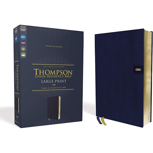 NIV, Thompson Chain-Reference Bible, Large Print, Bonded Leather