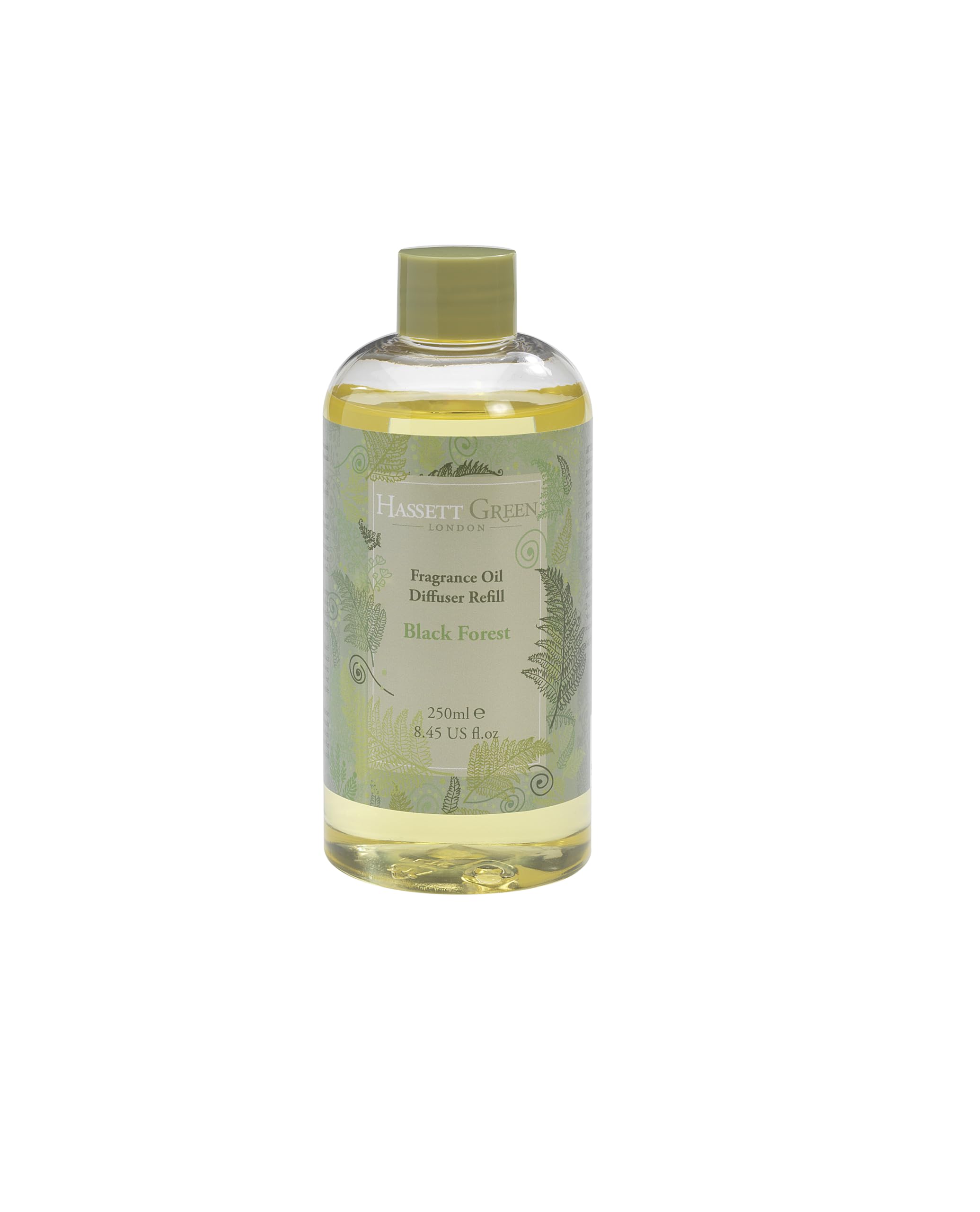 Hassett Green London - Black Forest - Fragrance Oil Reed Diffuser Refill - Larger Size 250ml Bottle