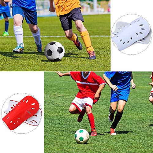 YOURJOY 2 Pack Soccer Shin Pads, Kids Soccer Shin Guards Board, Perforated Breathable & Protective Gear for 3-10 Years Youth, Child,Teenagers, Boys, Girls - Thumbnail 4