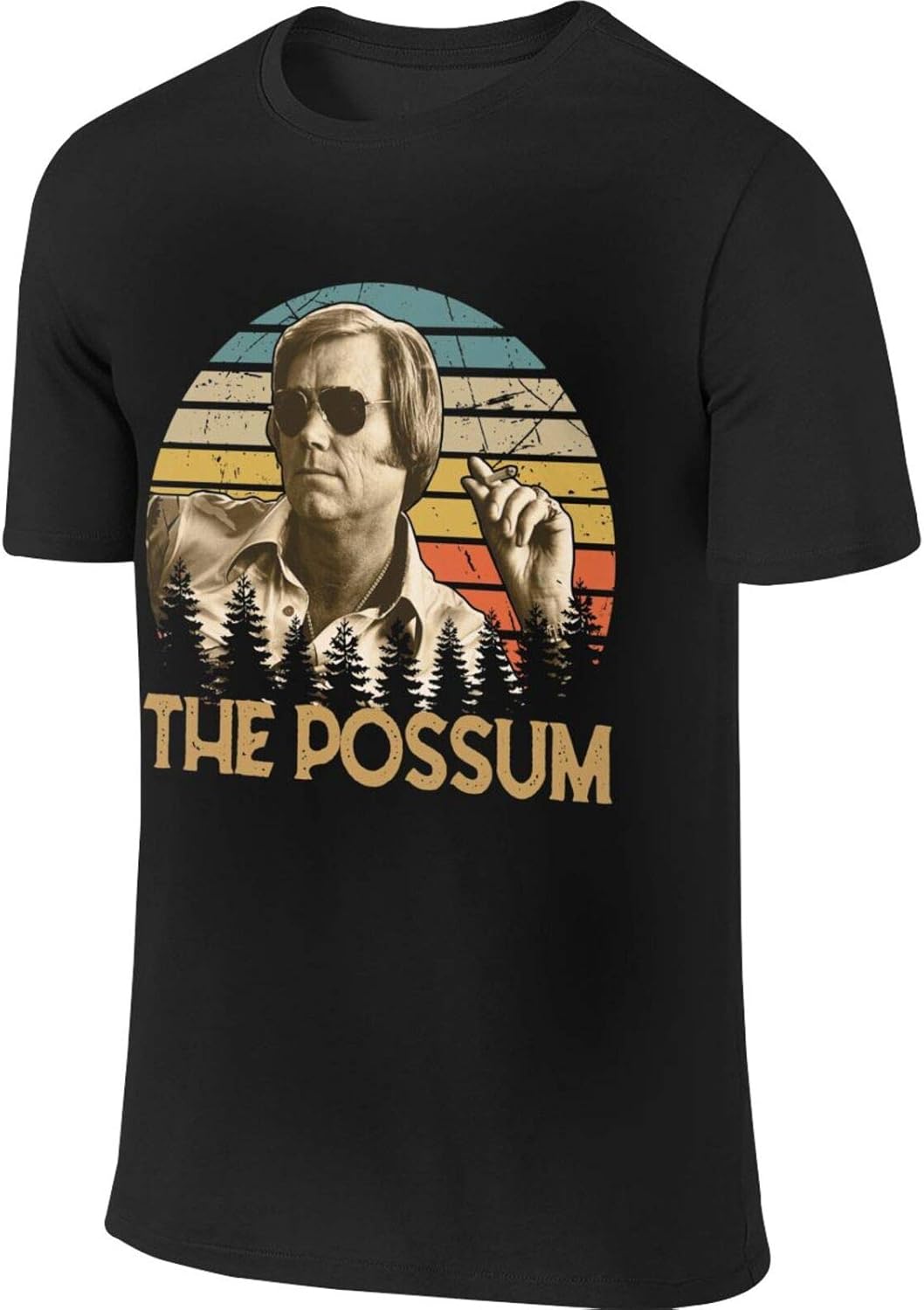 ZJLANS George Jones The Possum Fashion Design T-Shirt for Man Black | Amazon.com