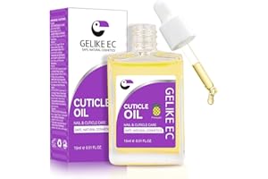 Nail Cuticle Oil for Moisturize and Repair - Gelike EC Easy and Quick Absorb Cuticles Care Treatment - Natural Pineapple Smells for Women and Men Dry Damaged Thin Nails