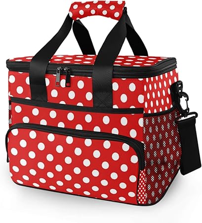 white insulated picnic bag