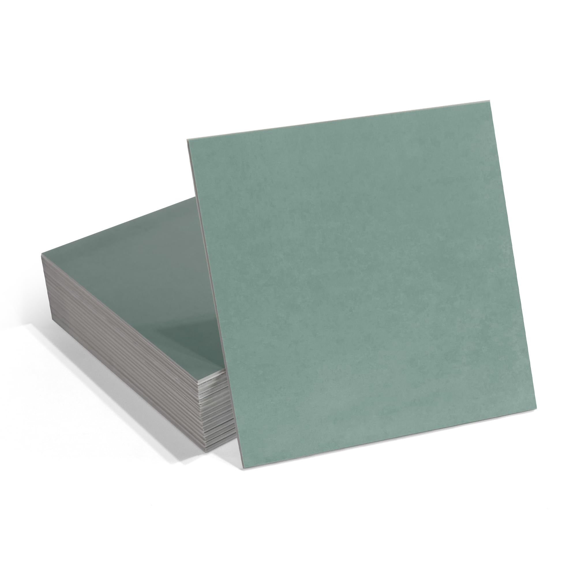 Photo 1 of 16-Pack Peel and Stick Floor and Wall Tile for Kitchen Bathroom, 9" x 9" Stone Composite Self Adhesive Vinyl Flooring Green Cement Looks Waterproof Backsplash Tile, Covers 9.12 Sq Ft.