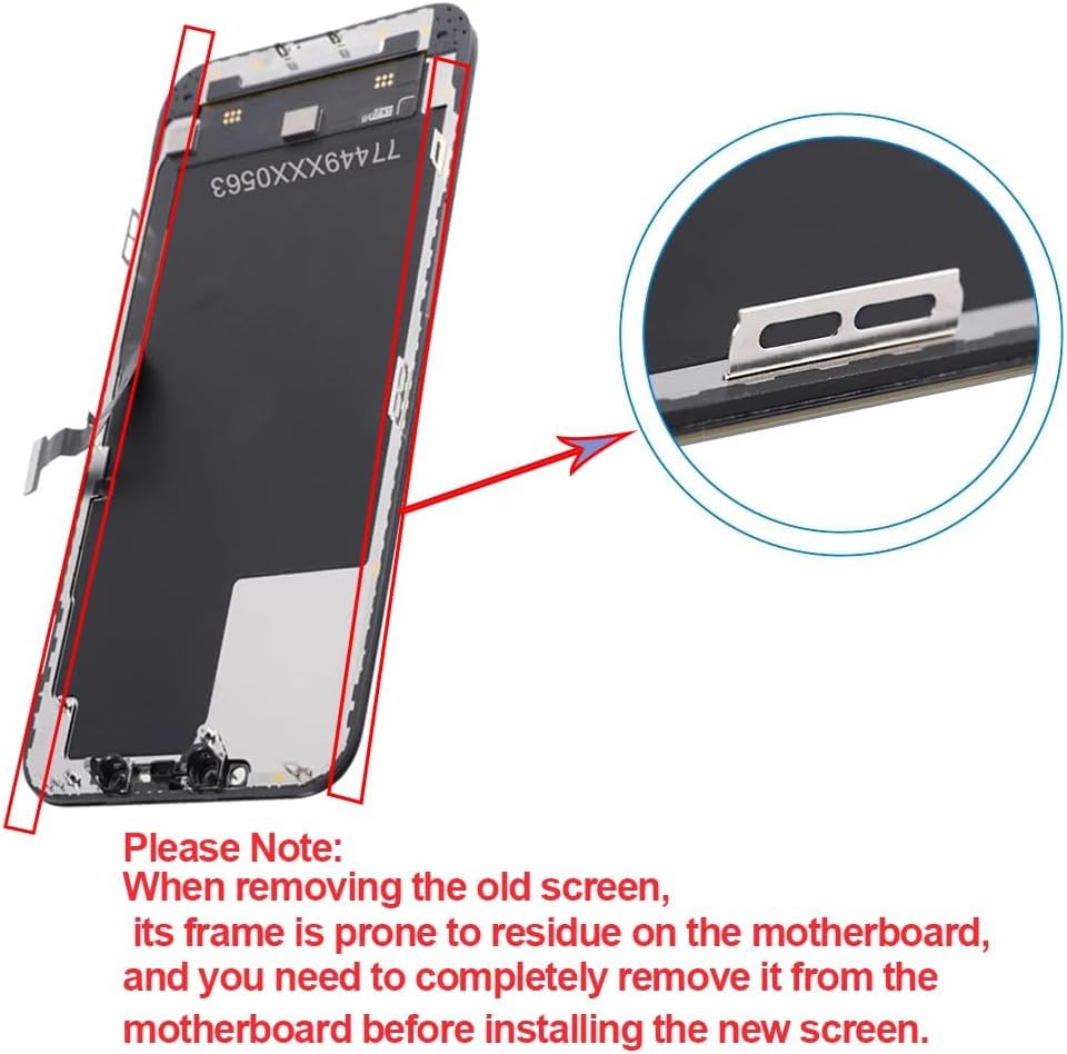 Photo 1 of for iPhone 13 Screen Replacement 6.1 inch (A2482,A2631,A2633,A2634,A2635), 3D Touch LCD Display Digitizer Frame Assembly with Repair Tools