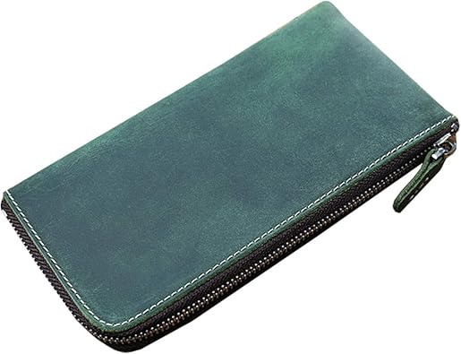 Amazon 薄い財布 L字ファスナー 長財布 メンズ 財布 軽量 男性用 大容量 シンプル スリム ウォレット 男女兼用 プレゼント グリーン Lattre 財布