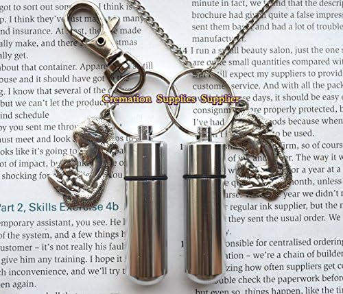Mother and Baby Urn Cremation Necklace and Keychain Jewelry - Mother and Baby Cremation Necklace Jewelry -Ashes Necklace Jewelry - Memorial Jewelry-Mother and Baby Cremation Locket