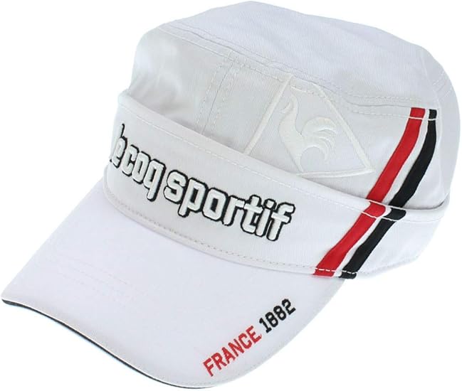 Amazon 大きいサイズ メンズ ルコック ゴルフ Lecoqsportif Golf ルコック ゴルフ 2wayキャップ 01白 Big 帽子 通販