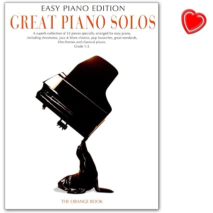 Great Piano Solos The Orange Book Collectible Ribbon With -