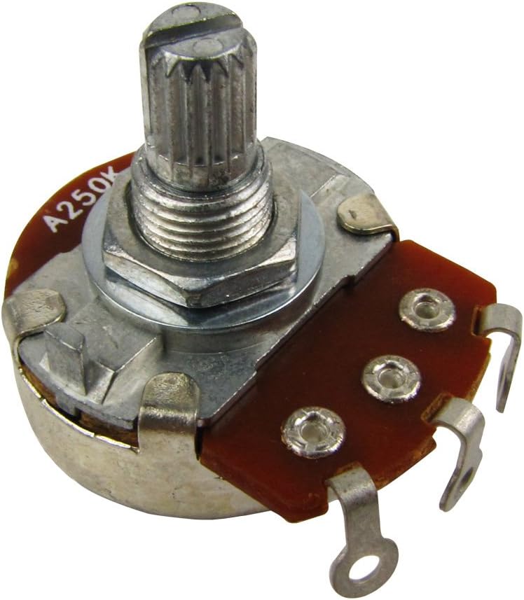 Musiclily Metric Full Size 15mm Split Shaft Pots A250K Guitar