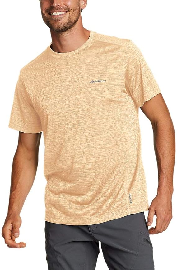 Eddie Bauer Men's Resolution ShortSleeve TShirt yellow Large